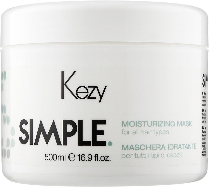 Moisturizing Hair Mask - Kezy Simple Moisturizing Mask — photo N1