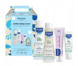 Set - Mustela Little Baby Care (sh/gel/200 ml + shm/200 ml + cr/55 ml + f/cr/40 ml) — photo N1