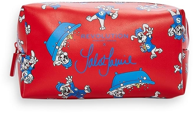 Makeup Bag, red - Revolution Skincare Jake Jamie Slush Puppie Bag — photo N3