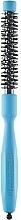 Fragrances, Perfumes, Cosmetics Thermal Brush with Nylon Bristles & Aluminum Tube, d13mm, blue - 3ME Maestri Soft Touch