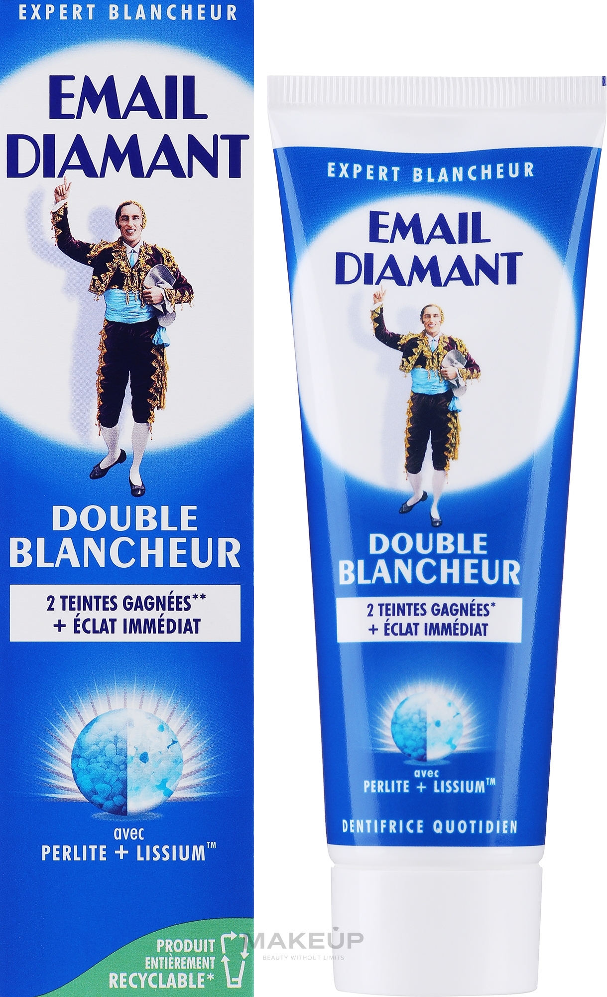 Double Whitening Toothpaste - Email Diamant Double Blancheur Toothpaste — photo 75 ml