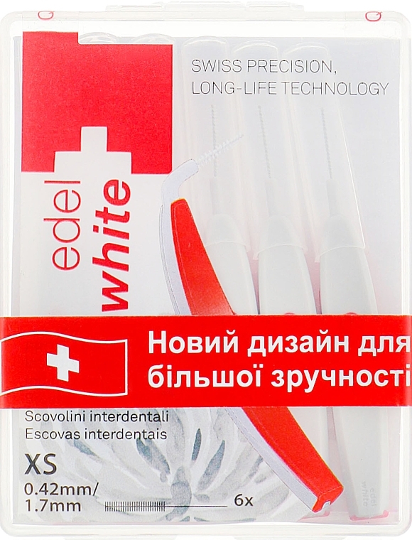 Interdental Brushes "Profi-Line" XS - Edel+White Dental Space Brushes XS — photo N1