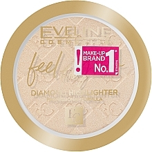 Highlighter - Eveline Cosmetics Feel The Glow Diamond Highlighter — photo N2