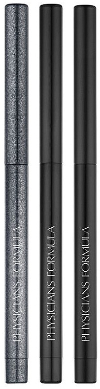 Waterproof Gel Eyeliner Set with 3 Finish - Physicians Formula Eye Booster Gel Eyeliner Trio Black (eyeliner/3*0.37g) — photo N2