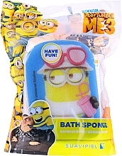 Fragrances, Perfumes, Cosmetics Kids Bath Sponge "Minnioins", Dave, blue - Suavipiel Minnioins Bath Sponge