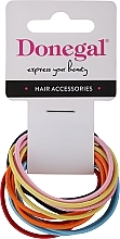 Thin Hair Ties, FA-9904, multicolor 2, 12 pcs - Donegal — photo N1