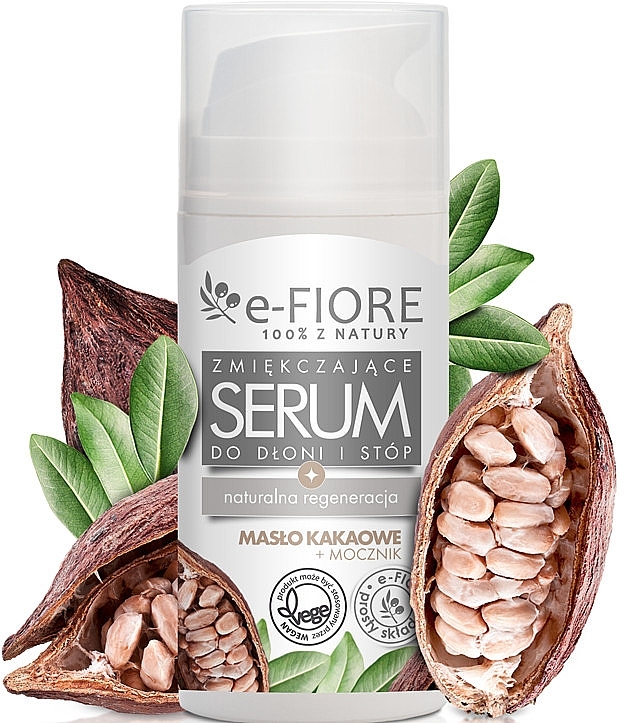 Hand & Foot Serum "Cocoa Butter & Urea" - E-Fiore — photo N8