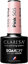Fragrances, Perfumes, Cosmetics Gel Polish - Claresa Pink SoakOff UV/LED Color