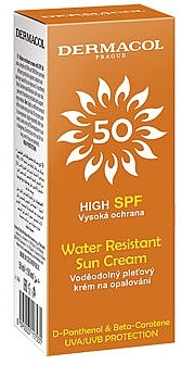 Water-Resistant Sun Cream - Dermacol Sun Water Resistant Cream SPF50 — photo N2