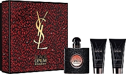 Fragrances, Perfumes, Cosmetics Yves Saint Laurent Black Opium - Set (edp/50ml + b/lot/2x50ml)