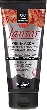 Fragrances, Perfumes, Cosmetics Oil Hair Mask with Activated Carbon & Amber Extract - Farmona Jantar