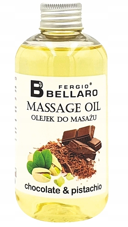 Chocolate Massage Oil - Fergio Bellaro Massage Oil Chocolate Pistachio — photo N2