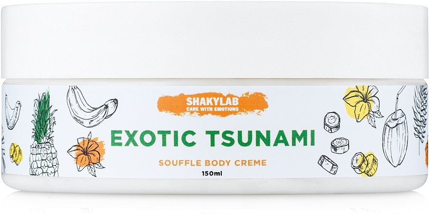 Body Souffle Cream "Exotic Tsunami" - SHAKYLAB Natural Body Cream Exotic Tsunami — photo N2