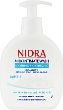 Intimate Wash Milk with Milk Proteins - Nidra Milk Intimate Wash — photo N1