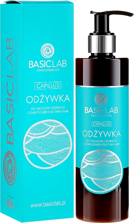 Thin Hair Conditioner - BasicLab Dermocosmetics Capillus — photo N1