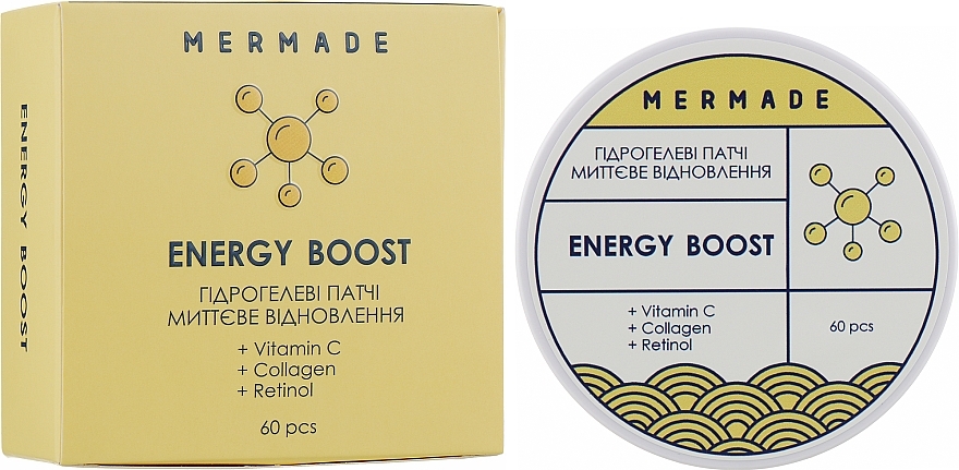 Vitamin Hydrogel Eye Patch - Mermade Energy Boost Patch — photo N2