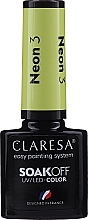 Fragrances, Perfumes, Cosmetics Gel Polish - Claresa Neon SoakOff UV/LED Color