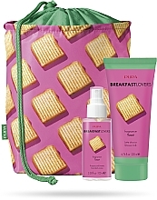 Fragrances, Perfumes, Cosmetics Set - Pupa Breakfast Lovers Toast Kit 2 (sh/milk/200ml + scent/water/100ml + bag)