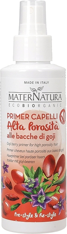 Hair Primer - MaterNatura Hair Primer With Goji Berries — photo N1