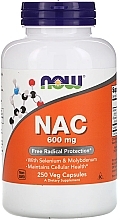 Dietary Supplement "NAC", 600mg - Now Foods NAC Veg Capsules — photo N4