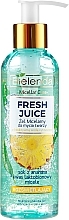 Fragrances, Perfumes, Cosmetics Skin Glowing Micellar Gel - Bielenda Fresh Juice Micellar Gel Pineapple