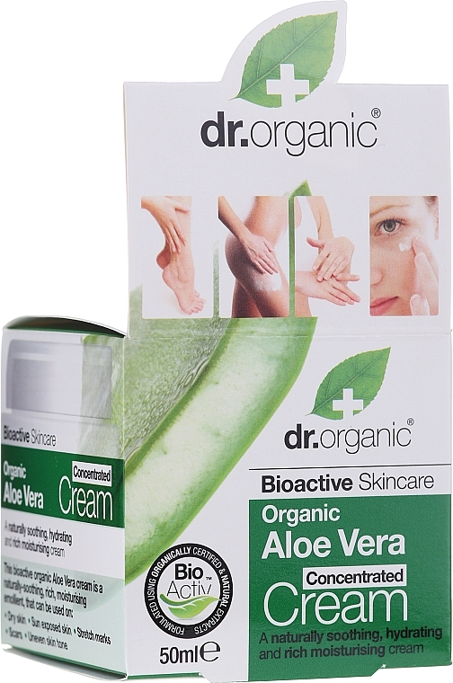 Concentrated Aloe Vera Cream - Dr.Organic Bioactive Skincare Aloe Vera Concentrated Cream — photo N1