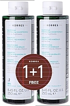 Fragrances, Perfumes, Cosmetics Set - Korres Shampoo Cystine and Minerals (shm/2x250ml)