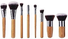 Fragrances, Perfumes, Cosmetics Makeup Brush Set, 10 pcs - Fascination Bamboo Complexion & Eyes