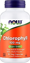 Chlorophyll Dietary Supplement, 100mg, 90 capsules - Now Foods Chlorophyll — photo N1