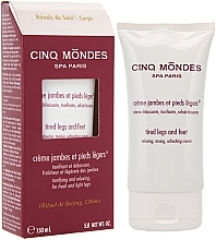 Fragrances, Perfumes, Cosmetics Foot Cream - Cinq Mondes Creme Jambe et Pieds Legers