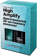 Fragrances, Perfumes, Cosmetics Volume Gift Set for Thin Hair: Shampoo + Conditioner - Matrix Total Results High Amplify (shmp/300ml + cond/300ml)