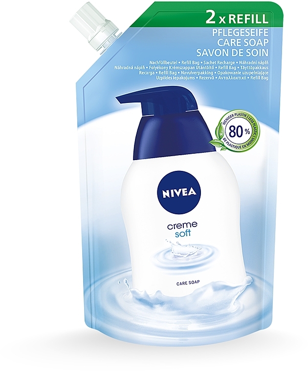 Liquid Cream-Soap "Delicate Moisture" - NIVEA Creme Soft — photo N1