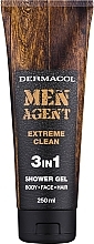 Fragrances, Perfumes, Cosmetics Shower Gel - Dermacol Men Agent Extreme Clean 3in1 Shower Gel