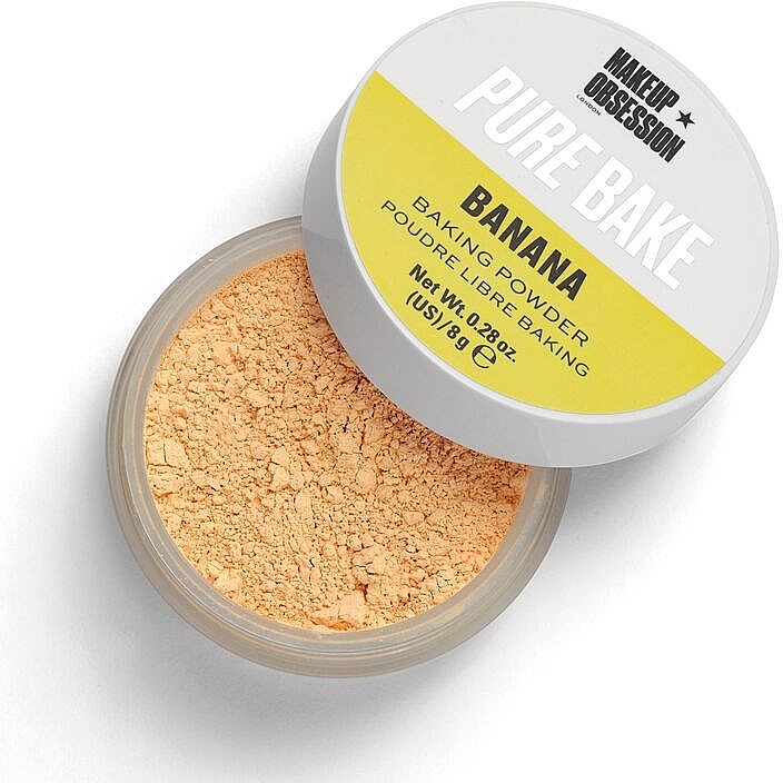 Mattifying Loose Powder - Makeup Obsession Pure Bake Baking Powder Banana — photo N3