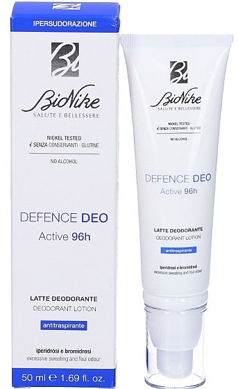 Active 96h Cream Deodorant - BioNike Defense Deo Active Care 96h — photo N1