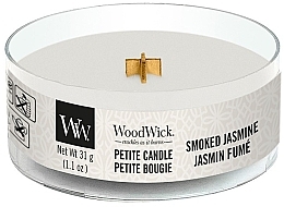 Fragrances, Perfumes, Cosmetics Scented Candle in Glass - Woodwick Petite Candle Smoked Jasmine