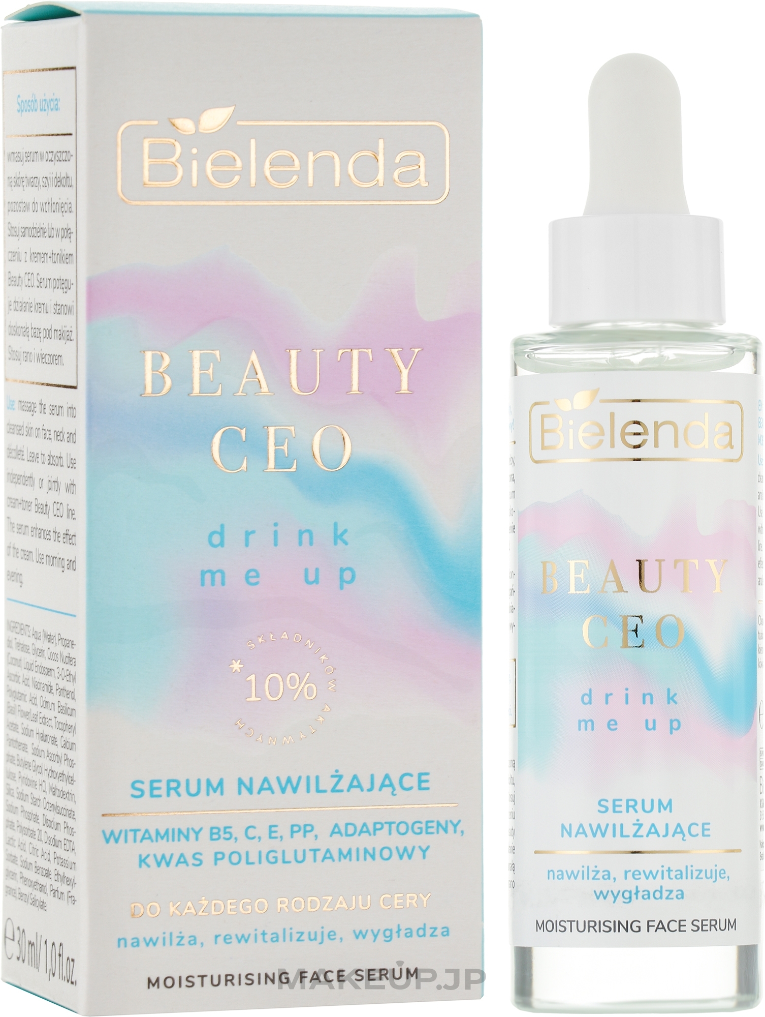 Moisturising Face Serum - Bielenda Beauty CEO Drink Me Up Serum — photo 30 ml