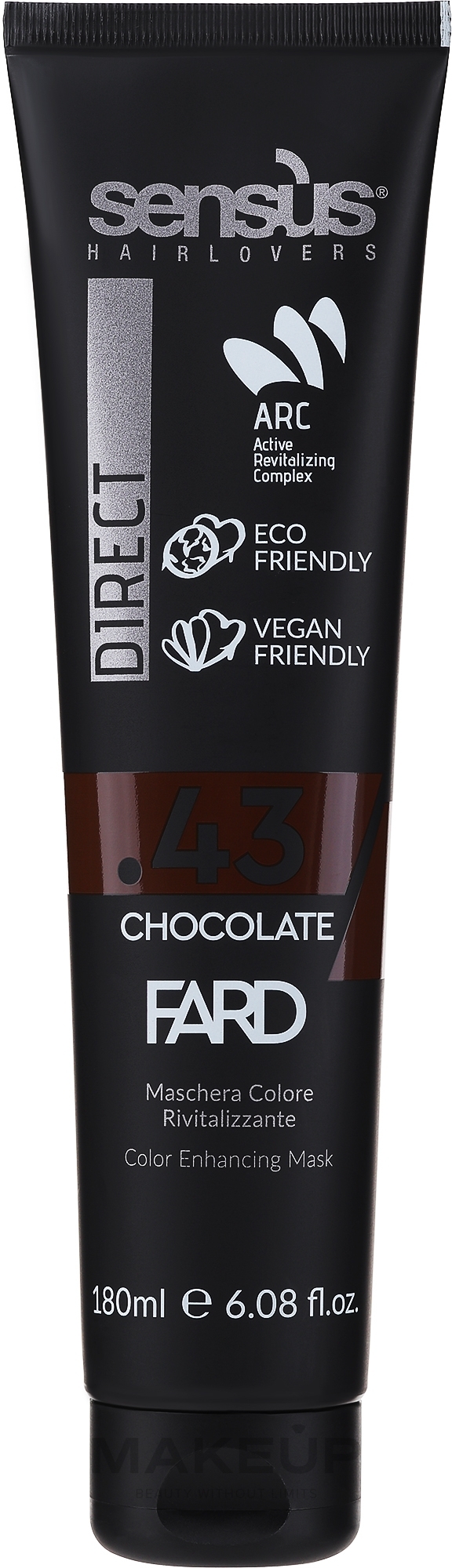 Color Enhancing Mask for Colored Hair - Sensus Direct Fard Color Enchancing Mask — photo .43 - Chocolate