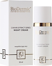 Fragrances, Perfumes, Cosmetics Night Face Cream - BioDermic Caviar Extract Night Cream