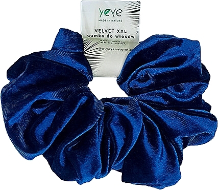 Velvet Scrunchie, blue - Yeye Velvet XXL — photo N1