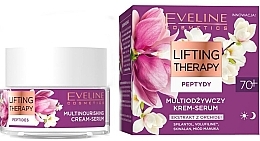 Fragrances, Perfumes, Cosmetics Multi-Nourishing Face Cream Serum - Eveline Lifting Therapy Peptidy 70+