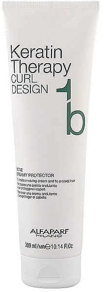 Curl Activator Cream - Alfaparf Curl Design Keratin Therapy Move Creamy Protector — photo N1