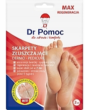 Exfoliating Foot Socks - Dr Pomoc — photo N1