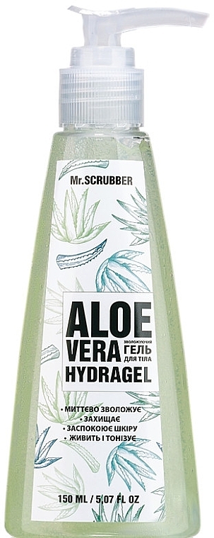 Body Hydrogel - Mr.Scrubber Aloe Vera Hydragel — photo N1