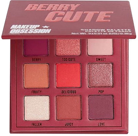 Eyeshadow Palette - Makeup Obsession Berry Cute Shadow Palette — photo N1