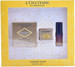 Fragrances, Perfumes, Cosmetics Set - L'occitane Divine Set (cr/50ml + ser/5ml + eye/cr/3ml)