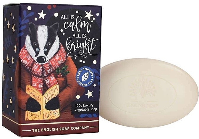 Badger Soap - The English Soap Company Christmas Badger Mini Soap — photo N1