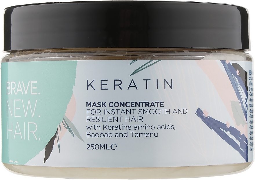 Concentrated Mask for Unruly, Coarse & Dry Hair - Brave New Hair Keratin Mask — photo N1