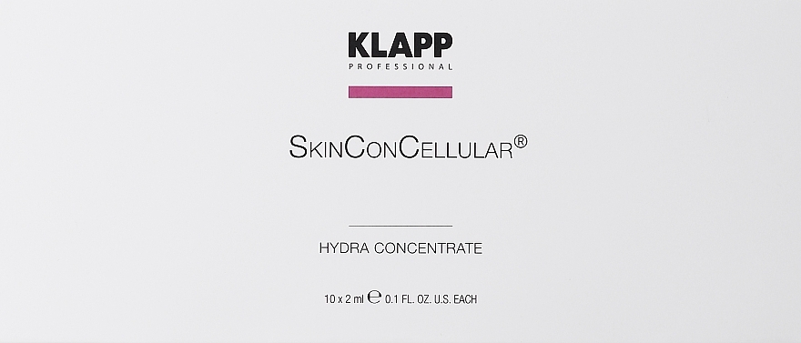 Moisturizing Ampoules with Marine Collagen - Klapp Skin Con Cellular Hydra Ampoules — photo N1