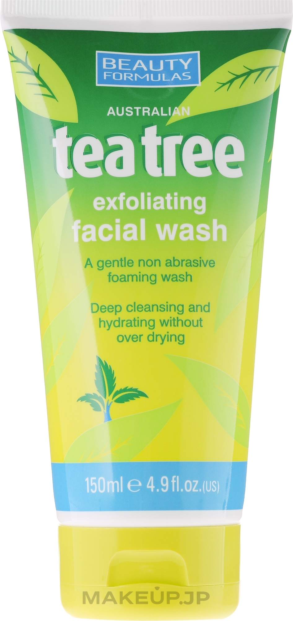 Facial Washing Gel "Tea Tree" - Beauty Formulas Tea Tree Exfoliating Facial Wash — photo 150 ml